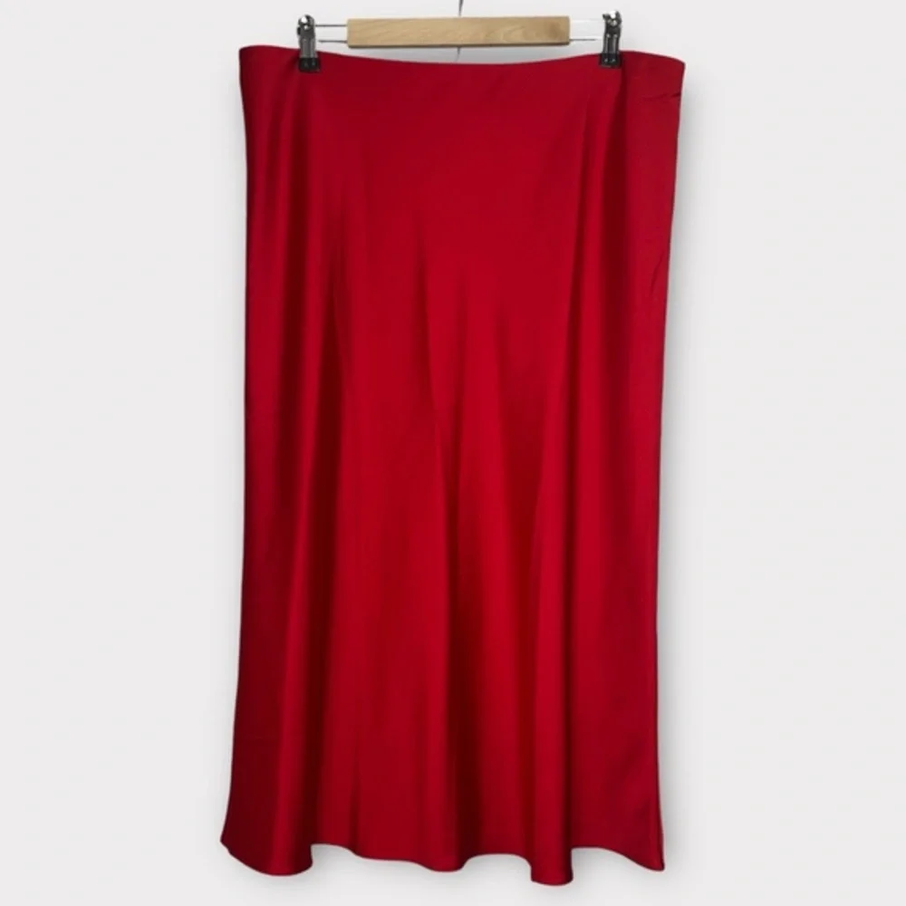 J. Crew Red A-Line Skirt